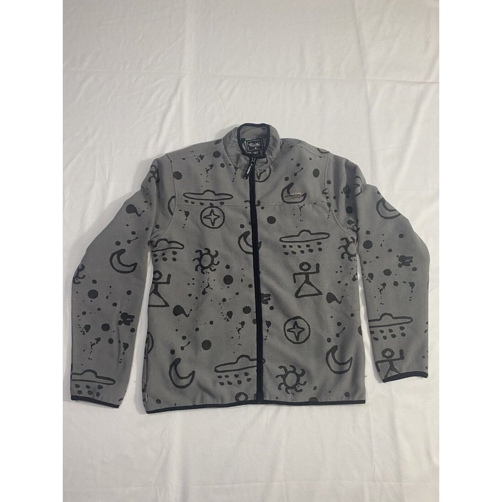 Pre-Owned Mens Large Grey Black Primitive Sweater